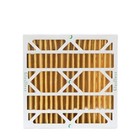 20x20x4 Merv 11 Pleated Air Filters By Glasfloss   2 Pack  actual Depth  3-3 4  