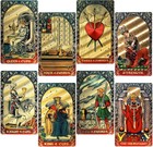 Original Design 78 Gold Foil Tarot Deck Rider Waite Cards With Gift Box Set New