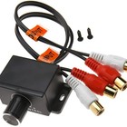 Universal Car Input   Output Bass Amplifier Remote Level Control Knob Stereo Rca