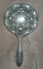 Vintage Silver Plated Hand Mirror Please Read