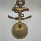 Vintage Brass bronze Bell Nautical Ship s Anchor Sailor Loud Bell 8  Tall