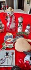 Lot Vintage   Modern Snowman Ornaments Figures Snowman Decoration Lot 25 Pc Lot