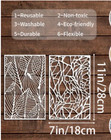 Stencils Texture Designs   Set Of 16 Large 11 By 7 Inches Fast Free Ship  9999