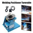 10kg 3-jaw Rotary Welding Positioner 0-90   Positioning Turntable Table 2-10 Rpm