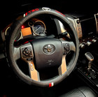 Black 15  Steering Wheel Cover For Car Truck Anti-slip For Toyota