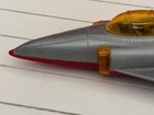 Vintage Friction Plastic Space Ship  Toy Christmas Space Era