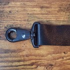 Tumi Black Leather Replacement Luggage Strap     Adjustable Shoulder Strap