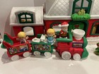 Fisher-price Little People Santa s North Pole Christmas Cottage   Train Nativity