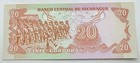 1979 Nicaragua 20 Cordobas - Banknote World - Veinte Cordoba - Unc Currency Note