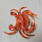 Vintage Rubber Plastic Crab Restaurant Decor Prop Realistic Seafood