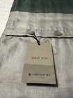 West Elm 12x21 Silk cotton Pillow Cover Sage Green   Silver Green New With Tags
