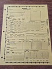 Ad d Ref2 Player Character Record Sheet Singles Fighter ranger paladin Tsr