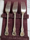 Towle Old Master Sterling Silver Dinner Forks - Set Of 3 - 7  1 8  No Monogram