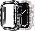 For Apple Watch Case Series 6 7 8 9 10 42 46mm Screen Full Protector Bling Cover