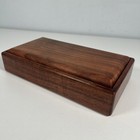 Charles Dominguez Hawaii Koa Wood Keepsake Jewelry Box Handcrafted Vintage Rare