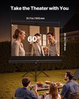 Vevor Projector Screen Stand 60 Inch 160 Wide Angle Indoor Outdoor Projection