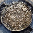 Toned Silver 1638-42 Aberystwyth Great Britain 3 Pence Charles I   Pcgs Au53