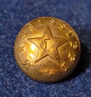 Civil War Confederate Mississippi State Infantry Button Albert  Mp-4-av  Cuff