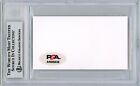 Christian Bale Signed Business Card American Psycho Beckett Slab Bas Psa Coa