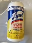 Lysol Disinfecting Wipes  Lemon And Lime  960 Ct Wipes  12 Can ct  80 Wipes can 