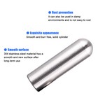 0 6 5mm Dia  Round Head Pin 304 Stainless Steel Solid Cylindrical Locating Pins