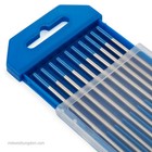 200 Pcs  20 Pack  Tig Welding Tungsten Electrodes 2  Lanthanated 3 32    X 7    Blue