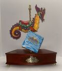 Disney The Little Mermaid King Triton   s Carousel Of The Sea Horse Music Box Rare