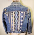 Levi s Big E 525 Type 3 1960s Custom Southwestern Design Denim Jacket Rare