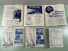 Vintage B o Baltimore   Ohio Railroad Train Schedule Timetable Ephemera Lot
