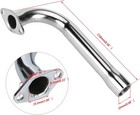 420cc Exhaust Pipe Header Muffler Kit For Predator 301cc 8hp Gx240 Gx270 Go Kart