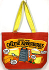 Trader Joe s Bag Tote Canvas New Cheese Adventures Shopping Heavy Duty   Large