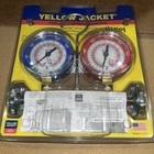 Yellow Jacket 42001 Manifold W  3-1 8  Color-coded Gauges  clamshell  