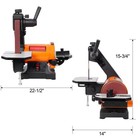 1x30  Belt   5  Disc Sander Benchtop Woodworking Sanding Machine 0-45   Tilt