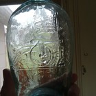 1861 Fa co Union Clasped Hands Cannon   Flag Pint Civil War Historical Flask