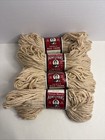 Vintage Aunt Lydia   s Heavy Rug Yarn Lot Of 4 Cork 209 Rayon Cotton Nos