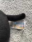 Animal Alley Vtg Lovey Blue Security Blanket Black Dog Stuffed Plush Small