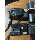 Used Japanese Camera Lot 22pcs Fuji Canon Ricoh Minolta Film Digital Junk