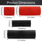 4 Pcs Wood Grain Tool  Rubber Graining Tool Texture Pattern Diy Wood Pattern    