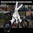 Emergency Trauma Shears  Medic Emt Heavy  Duty Multi Purpose Shears Black Handle