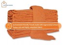 600 Bulk Industrial Shop Rags   Cleaning Towels Orange With 60 Free Shop Towels
