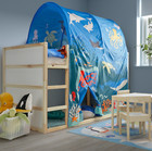 Ikea Kura Bed Tent Canopy Netting  Ocean Animals Pattern Blue - New