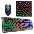 Rgb Gaming Keyboard And Mouse Combo Led Backlit Wired Usb For Pc Ps4 Xbox