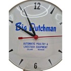        Big Dutchman Automatic Poultry   Livestock Equipment Advertising Bubble Clock