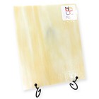 8 X 10 In Medium Amber Opal Wissmach Stained Glass Sheet   Curated By Binari