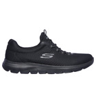 Women s Skechers Summits Slip-on Athletic Sporty Sneaker Black  Medium Size Us