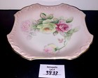 Ucagco Ceramic Japan Pink Roses Gold Trim Trinket Candy Dish