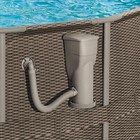 Funsicle 1500 Gallon Skimmerplus Filter Pump System For Above Ground Pool  Gray
