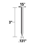 Metabo Hpt 12216hhpt 3 In  X 0 131-gauge Bright Smooth Round Head Wire Coil Fram