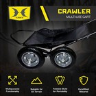 Hawk Crawler Multi-use Folding Cart  Hunting Fishing Cart  500lb Capacity  Black