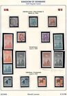 Denmark 1925-1961 Collection Of 240 Stamps Mint   Used Includes Sc  C1-c10 Mint